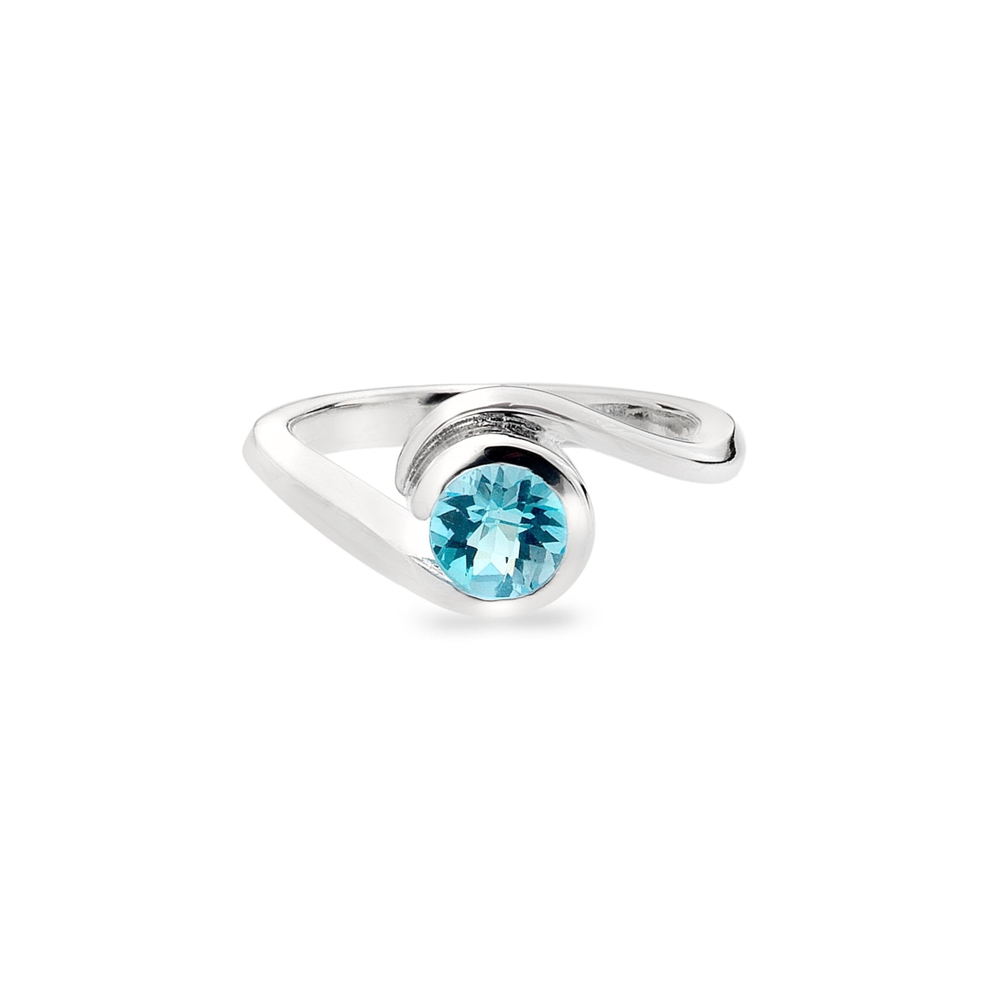 Topaz Wave Ring